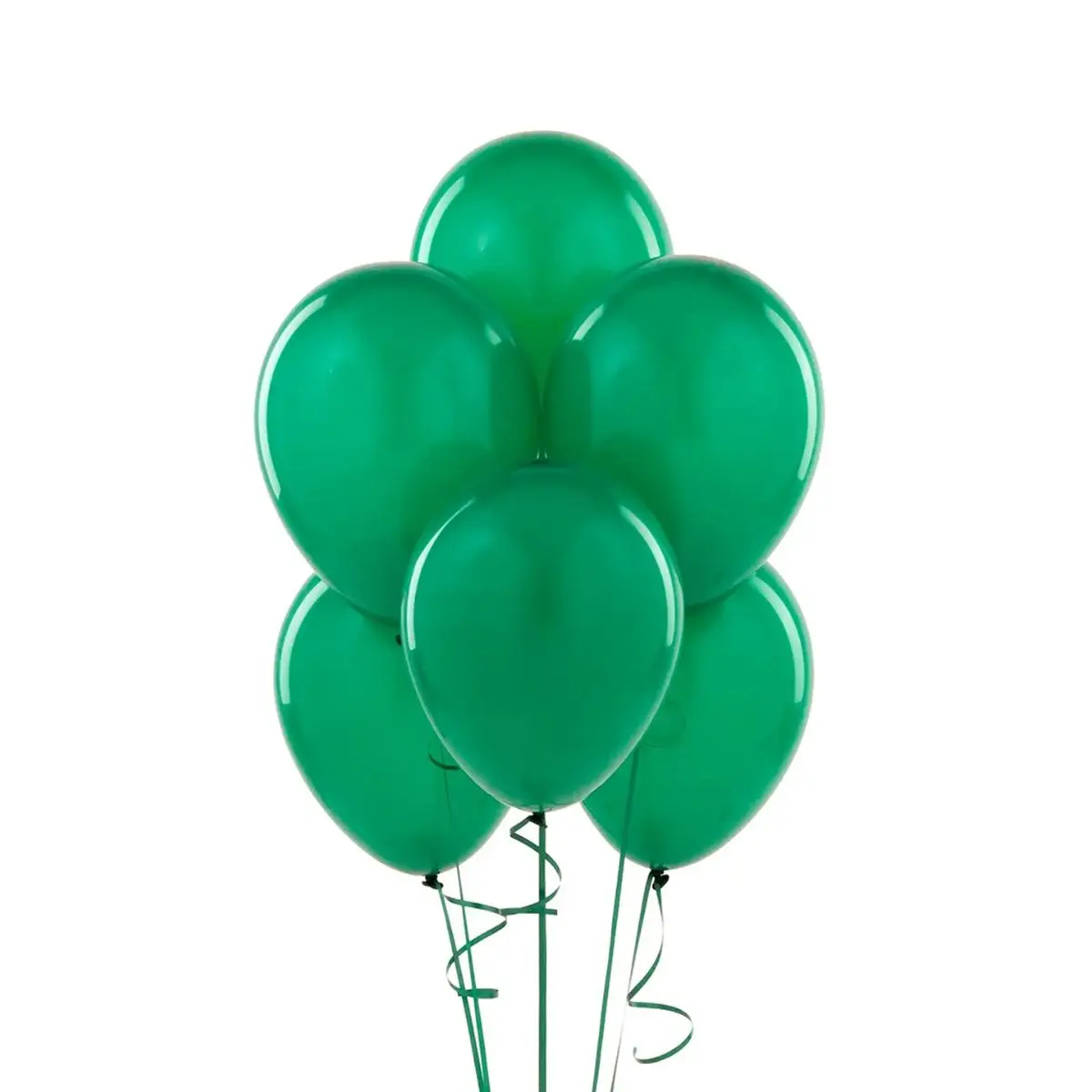 Globo R9 látex liso verde 50un