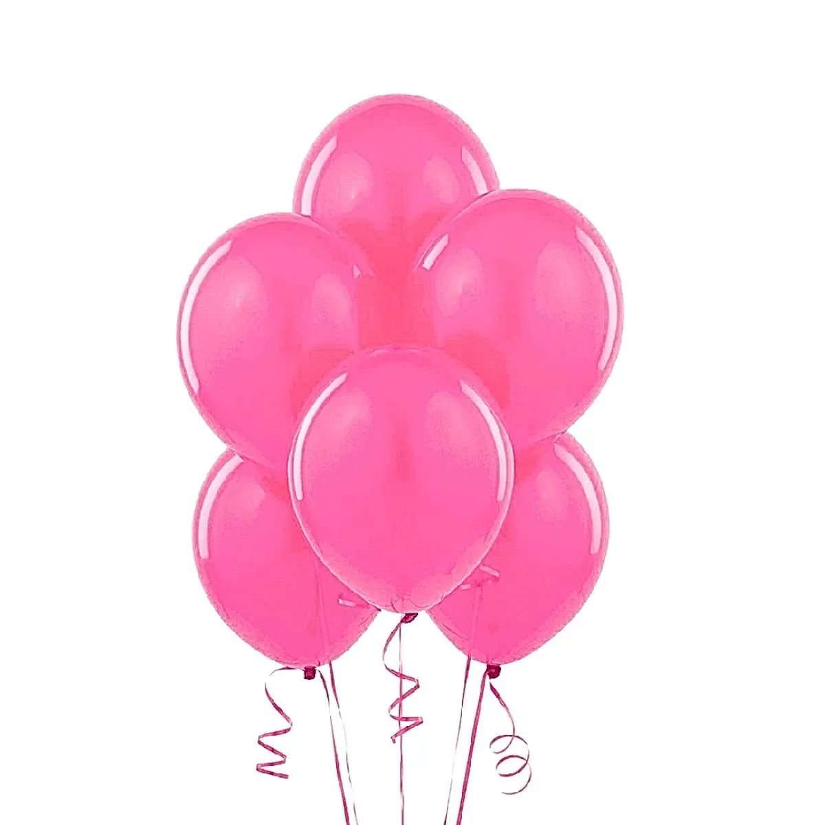 Globo R9 látex liso rosados 50un