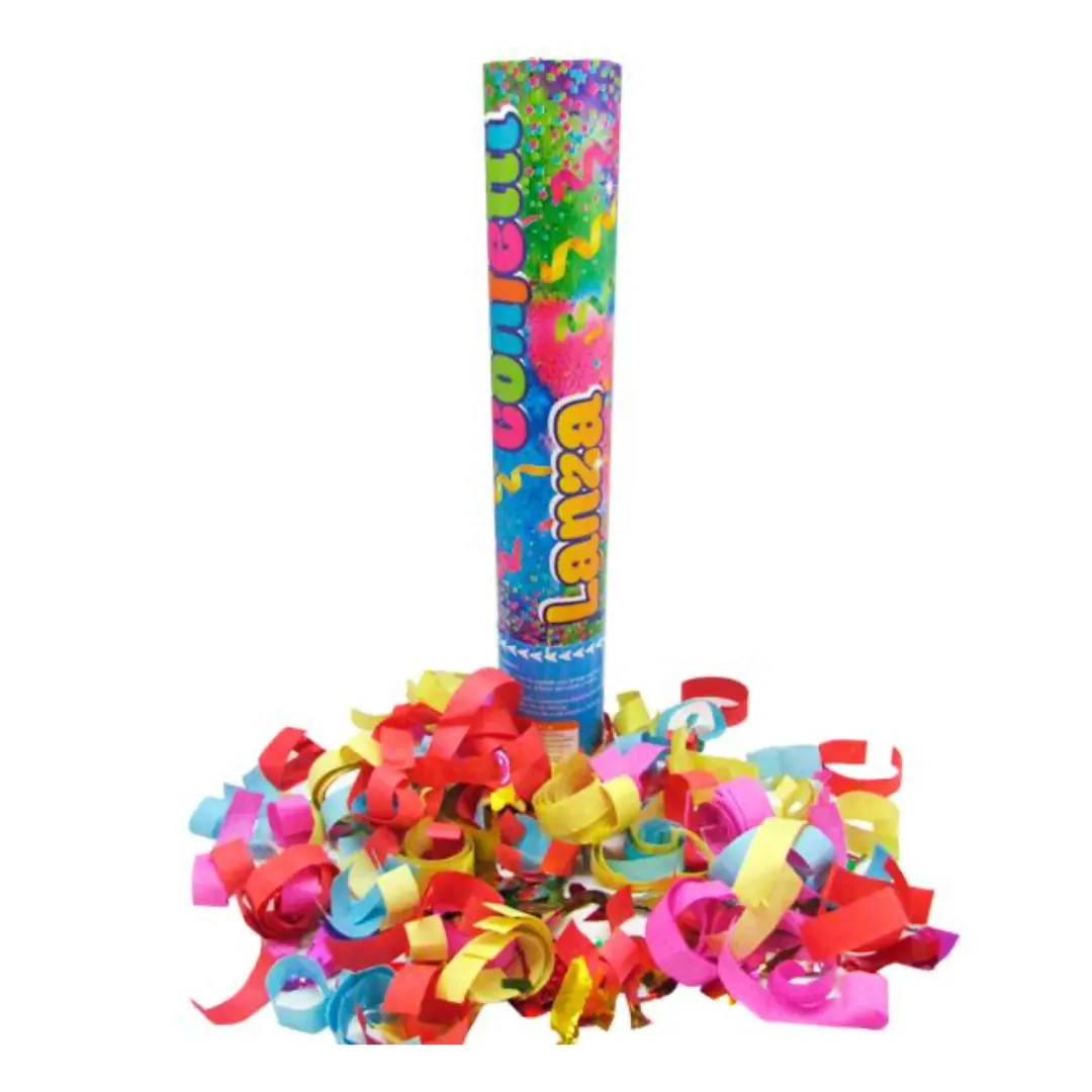 Lanza confeti colores 30cm