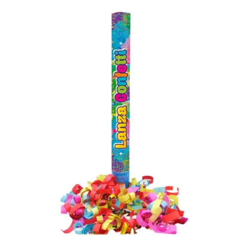 Lanza confeti colores 100cm