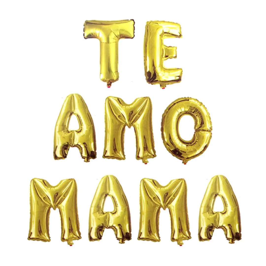 Globo letras 16" te amo mamá