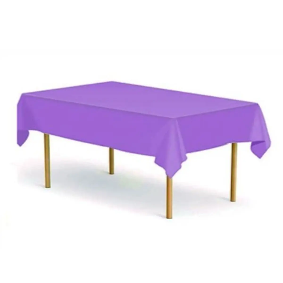 Mantel plástico morado 137×274 cm un