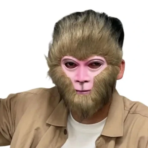 Máscara mono pelos un