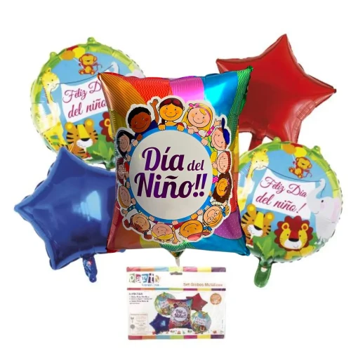 Set 5 globos día del niño