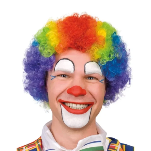 Peluca payaso colores un