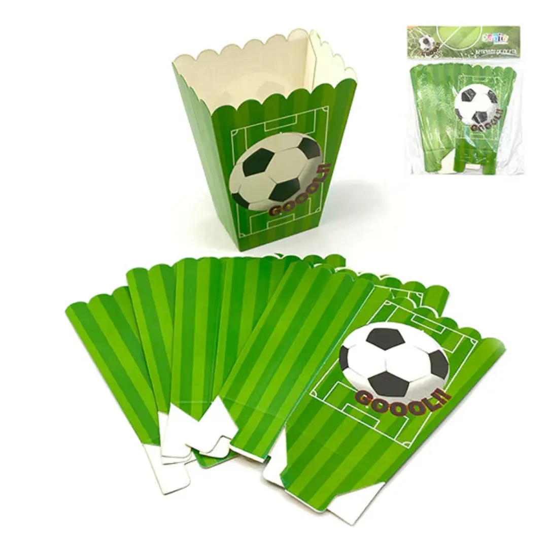 Caja por corn fútbol 6un