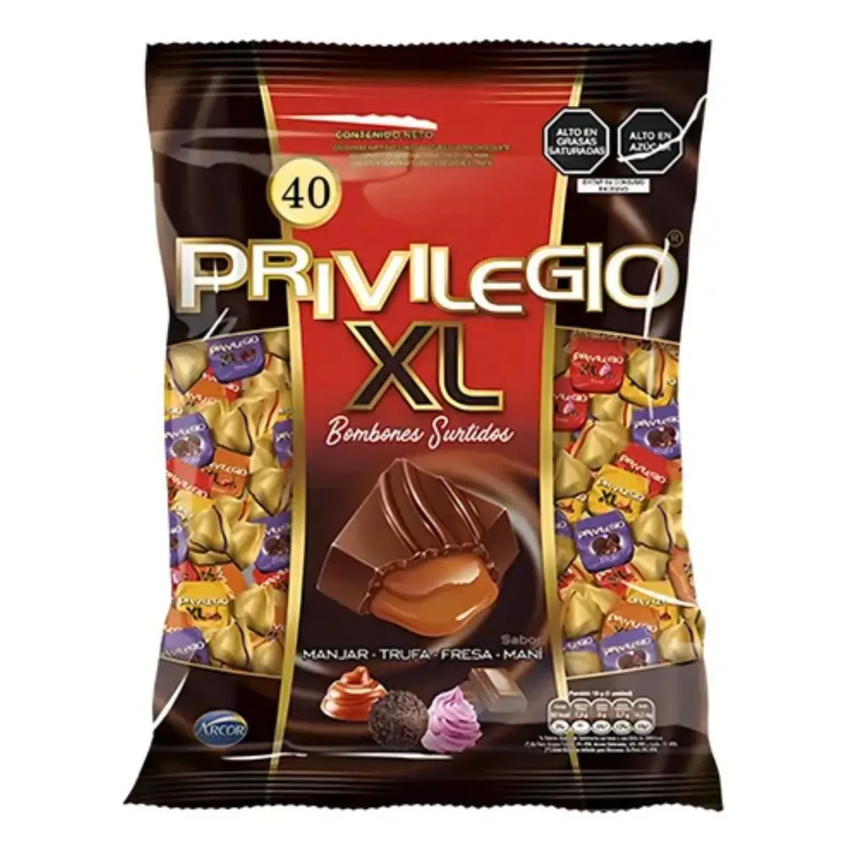 Bombones surtidos privilegio xl 500gr