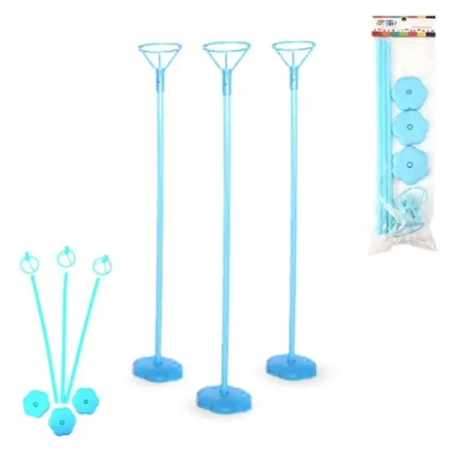 Set 3un varillas gruesas con base celeste