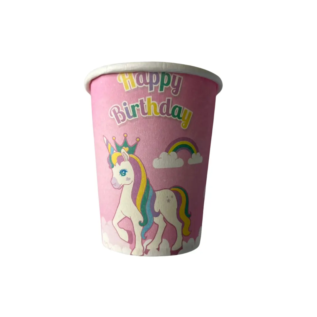 Vasos unicornio 6un