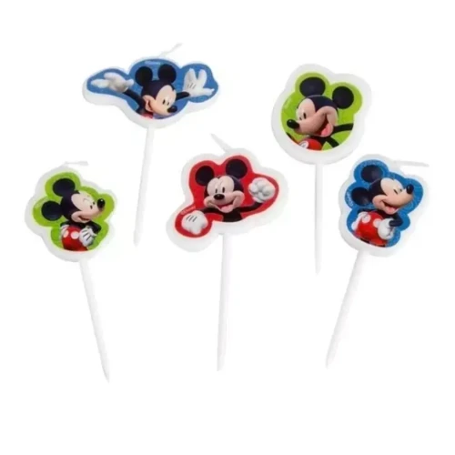 Velas Mickey 5un