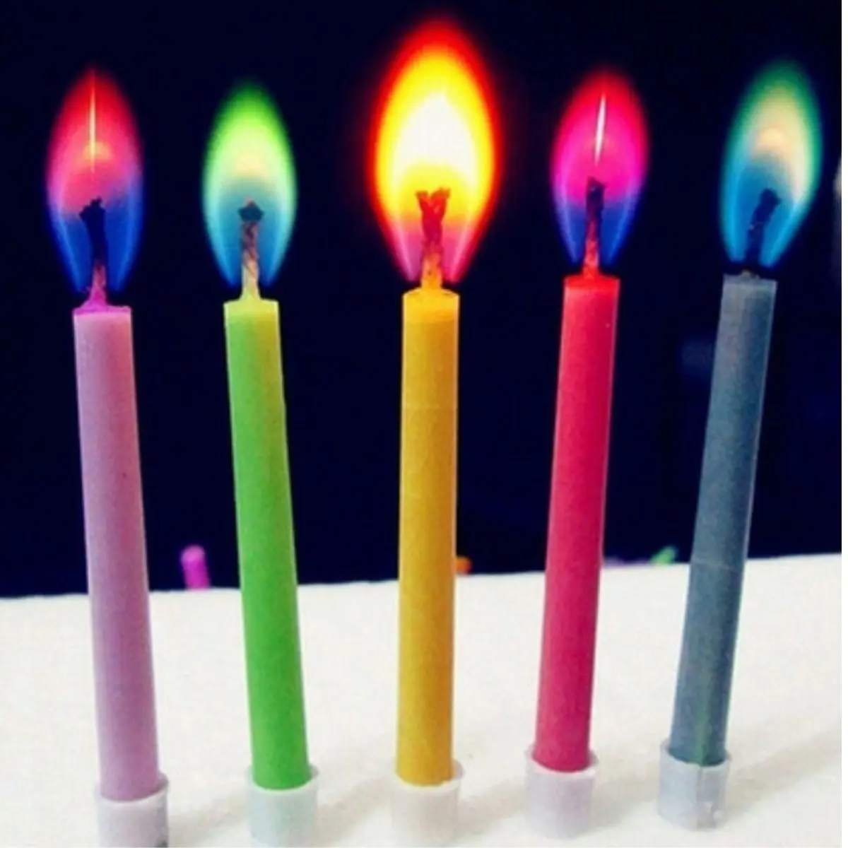 Vela llama color 5 un