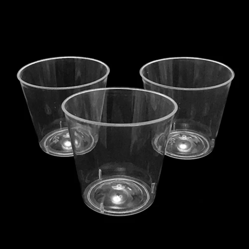 Vasos acrílico transparente shot 30un
