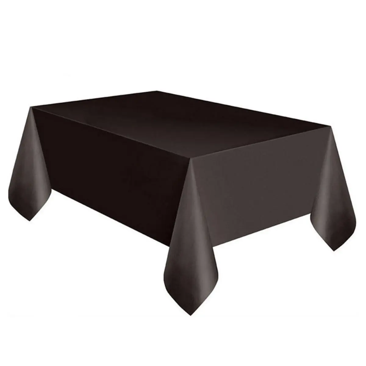 Mantel negro plástico 137×274 cm un