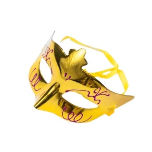 Antifaz dorado diseño un