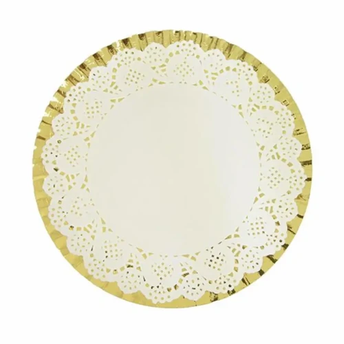 Bandeja redonda golden 33cm un