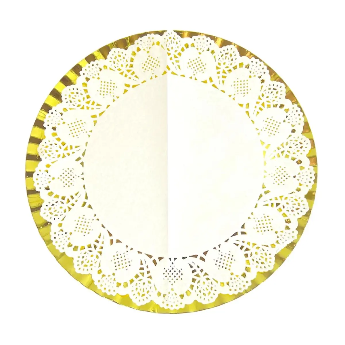 Bandeja redonda golden 35cm un