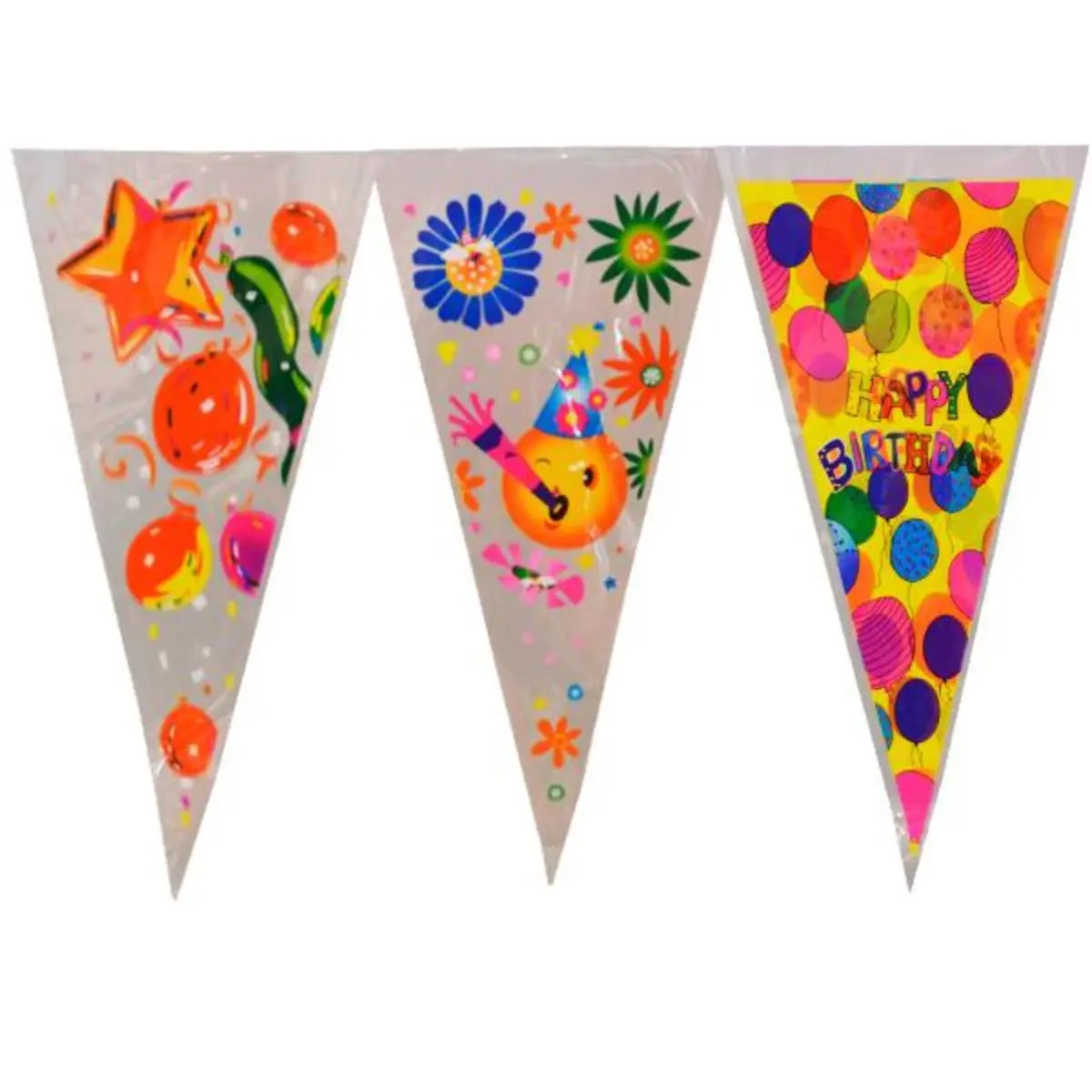 Bolsa para dulces cono 10un