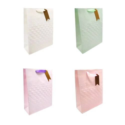 Bolsa de regalo puntos 3d 26x32cm un