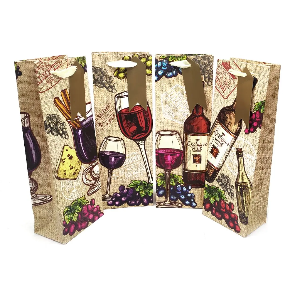 Bolsa de regalo wine para botelllas un