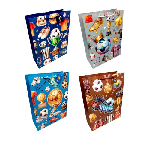 Bolsa de regalo campeones 26x32cm un