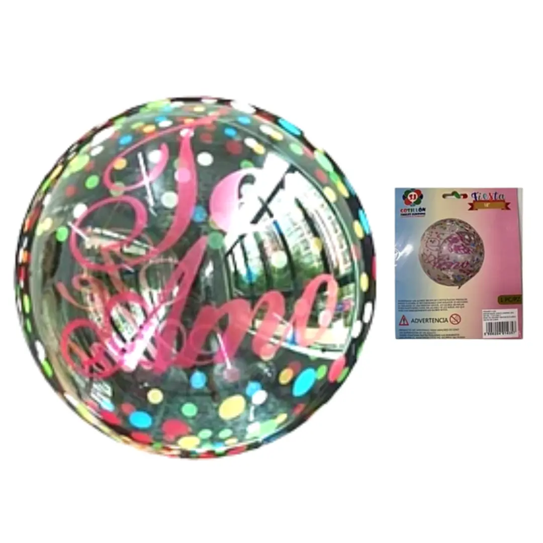 Globo 45cm burbuja te amo un