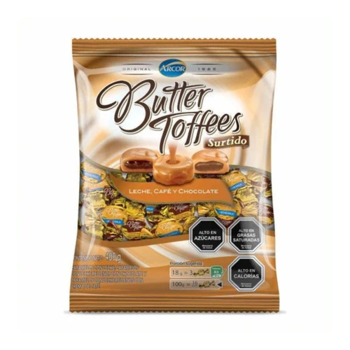 Butter toffees surtido 400gr