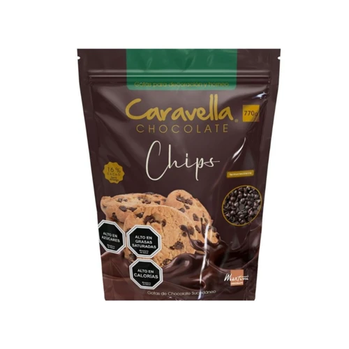 Cobertura chocolate chips 770g un