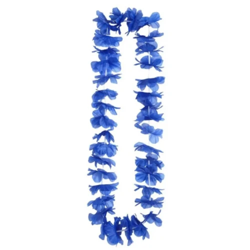 Collar flúor hawaiano azul un