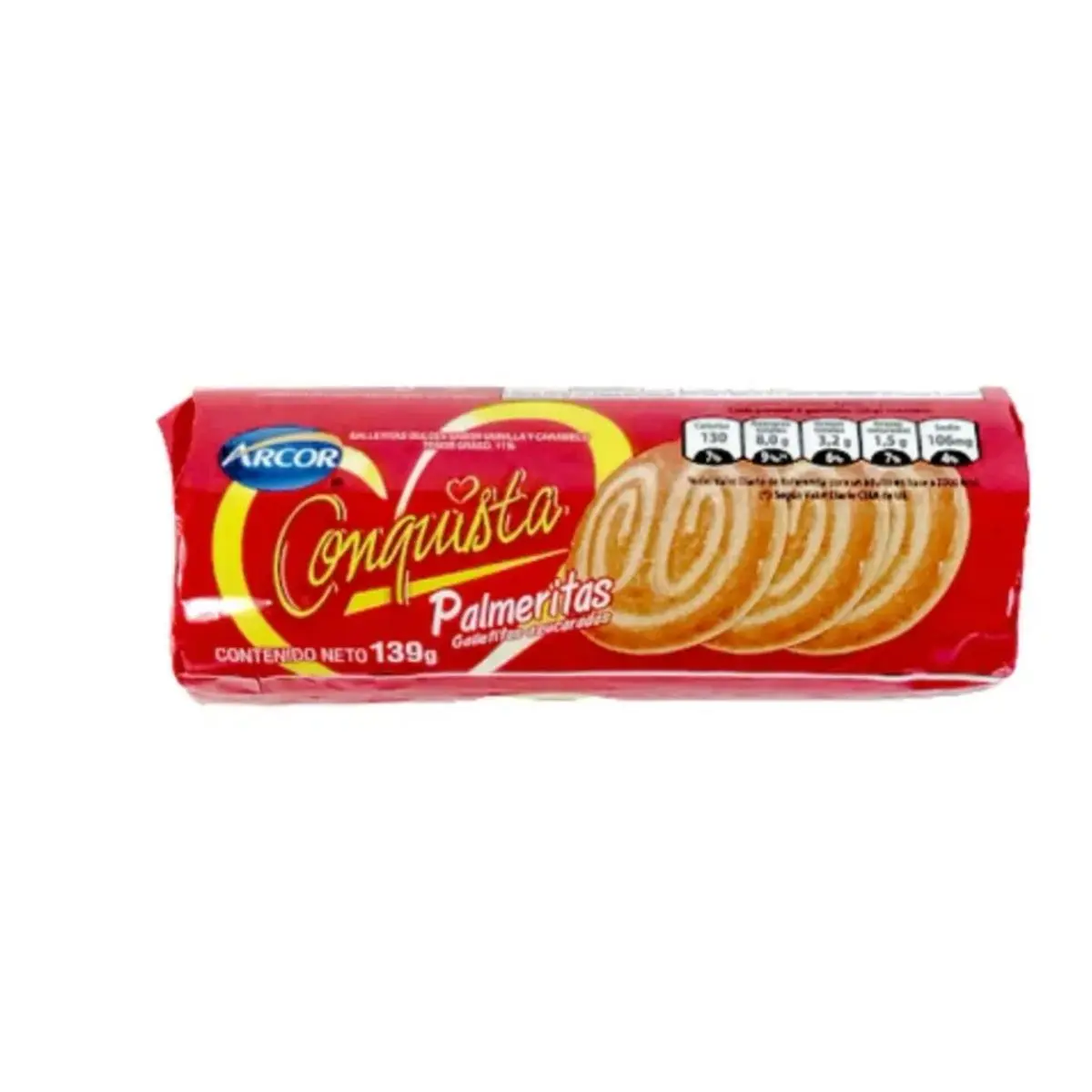 Galleta conquista rollo 139gr