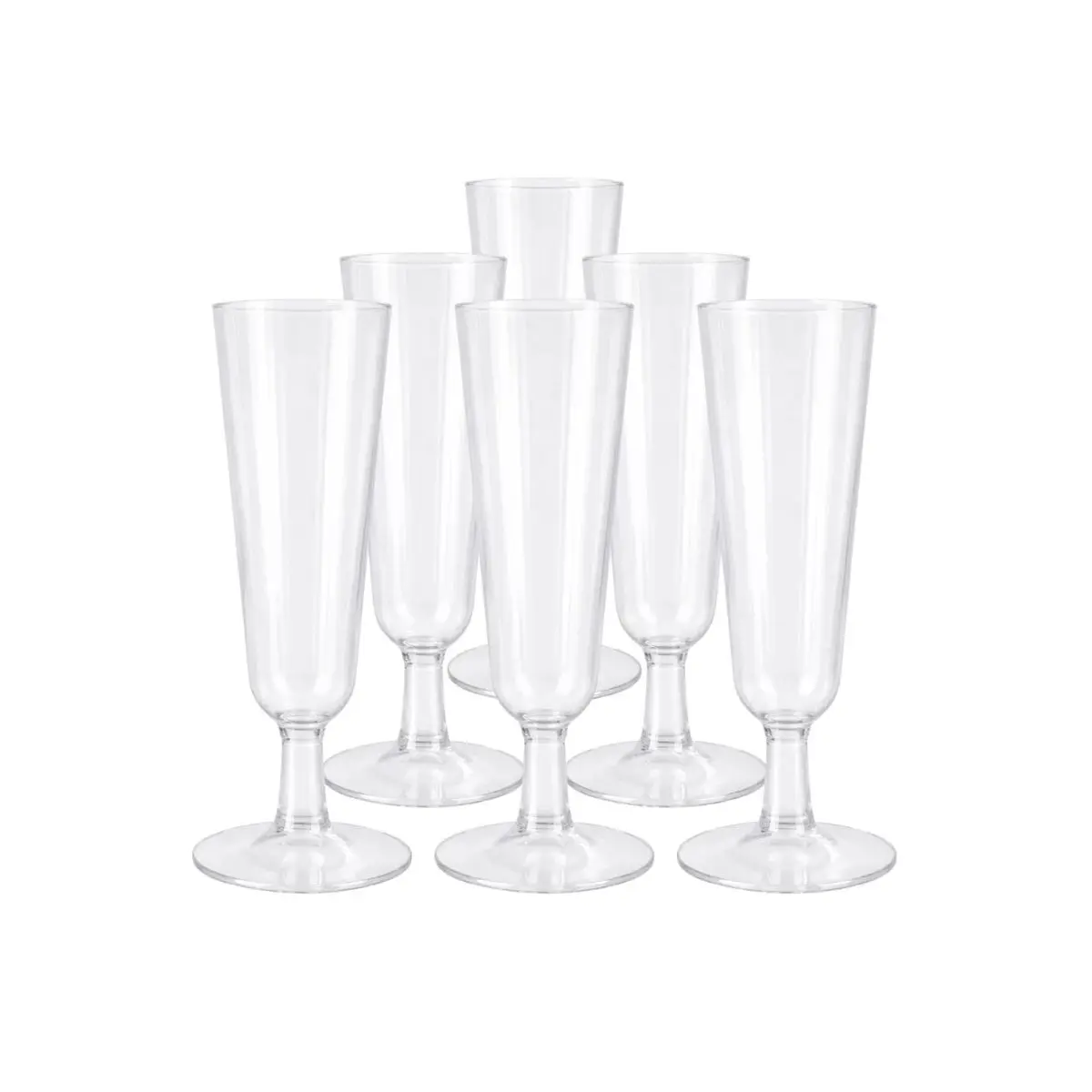 Copas transparentes plásticas 6un