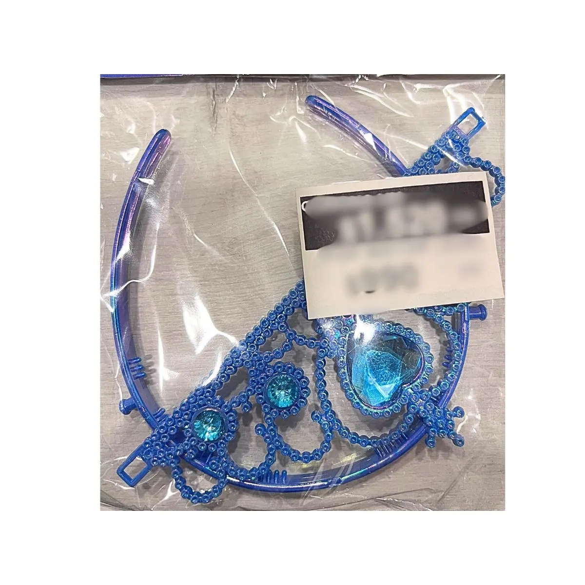 Cintillo corona azul un