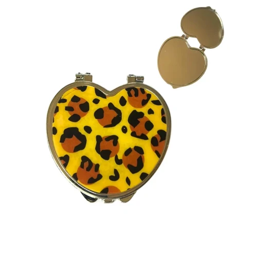 Espejo de cartera animal print un