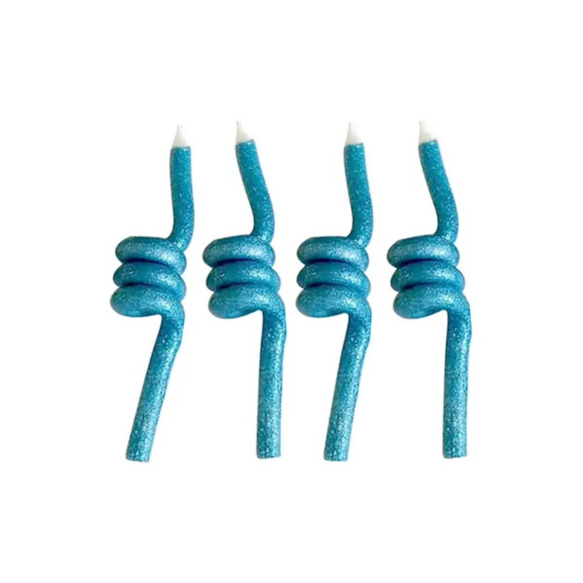 Vela espiral azul 4un