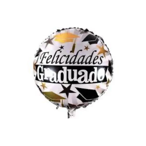Globo 45cm felicidades graduado un