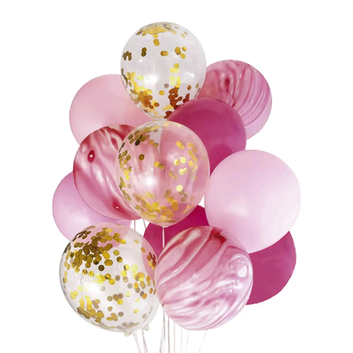 Globos R12 ágata rosado 12un