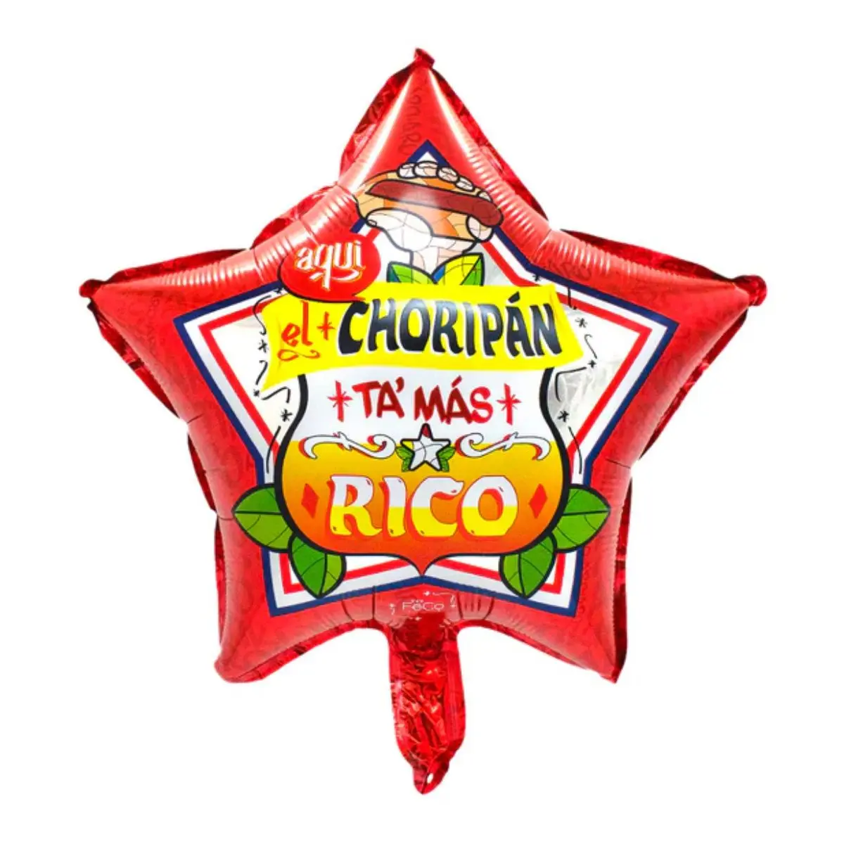 Globo 45cm estrella choripán un