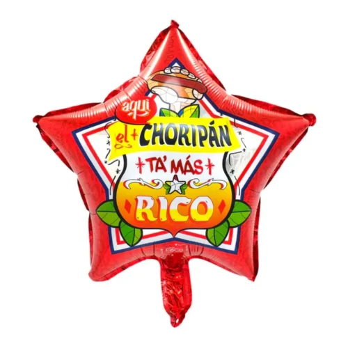Globo 45cm estrella choripán un