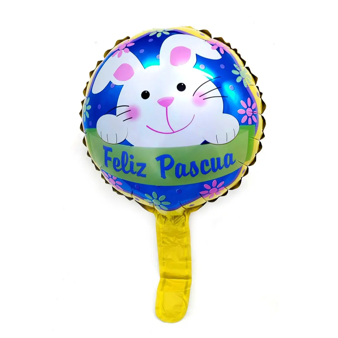 Globo 22cm conejito feliz pascua un