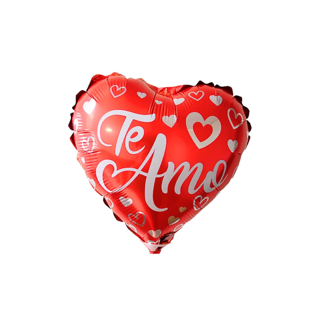 Globo 22cm te amo corazoncitos un