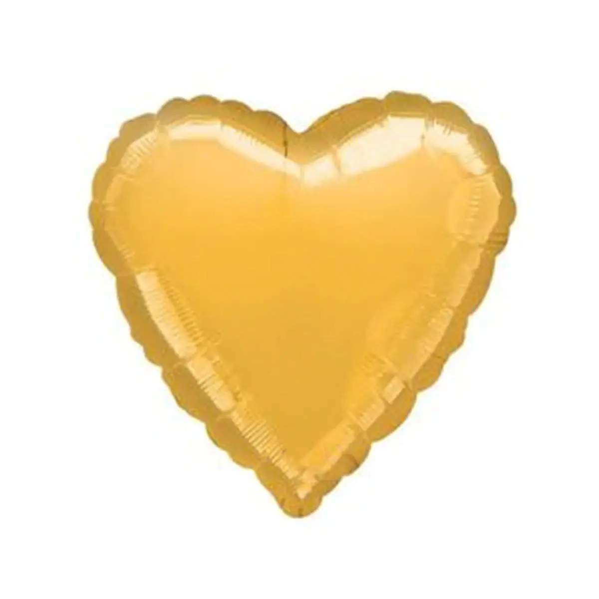 Globo 45cm corazón dorado un