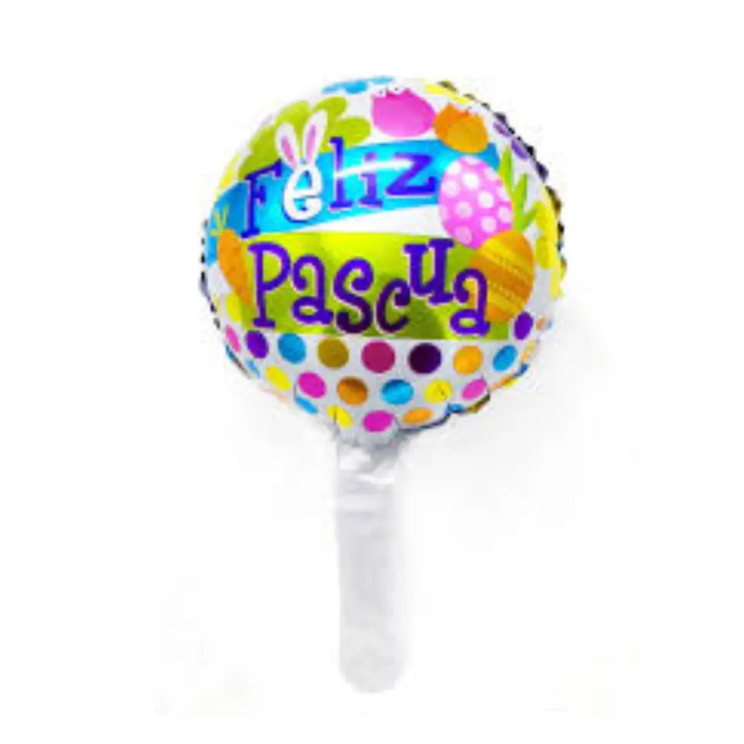 Globo 22cm feliz pascua puntos un