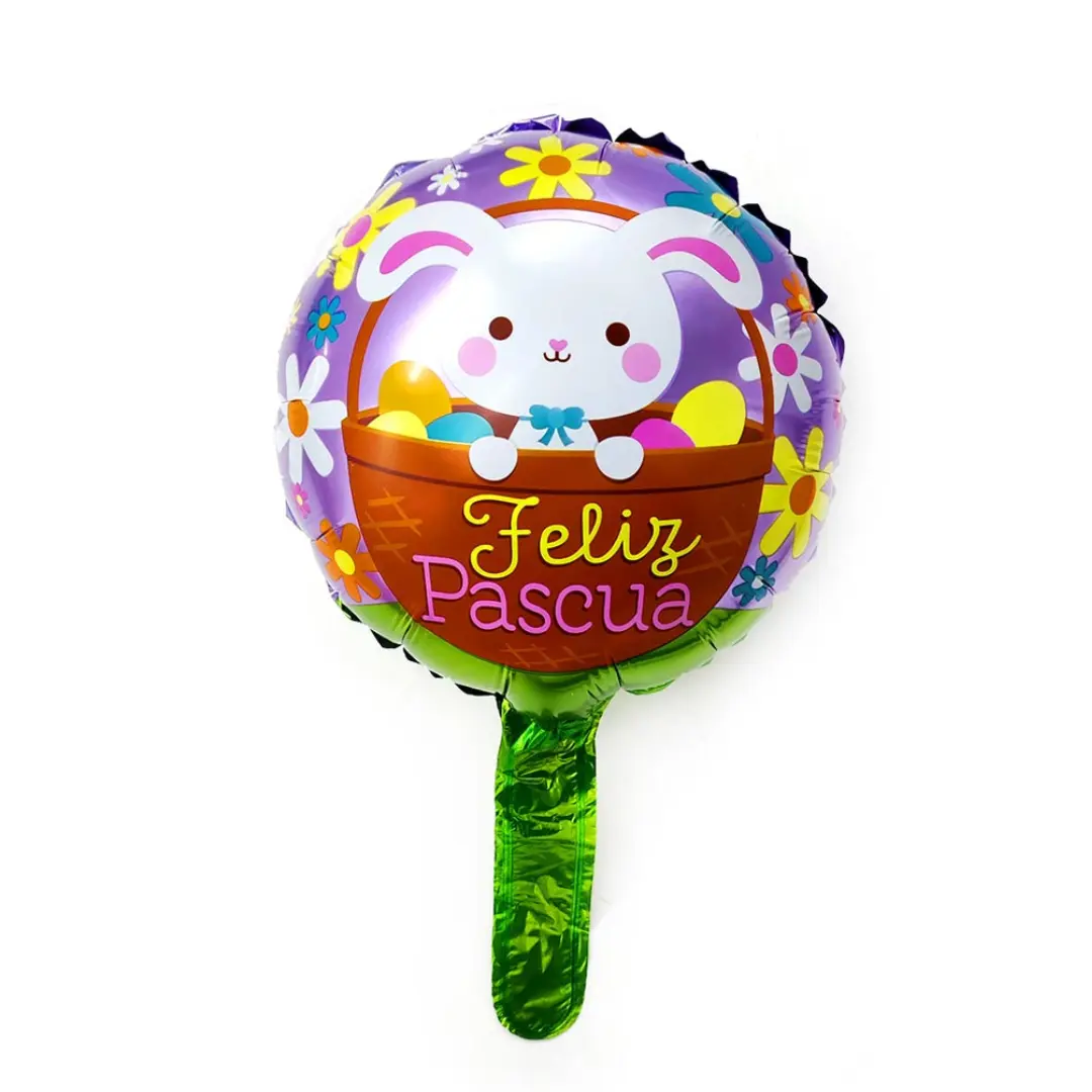 Globo 22cm pascua floreado un