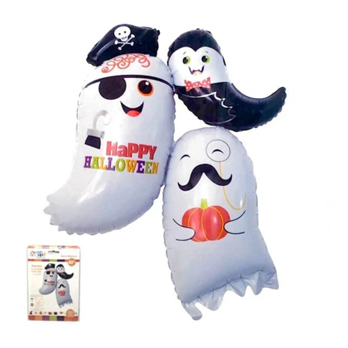 Globo foil fantasma familia 94x103cm un