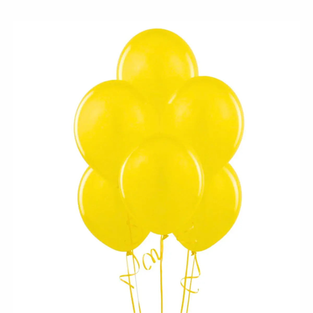 Globos R9 látex amarillos 50un
