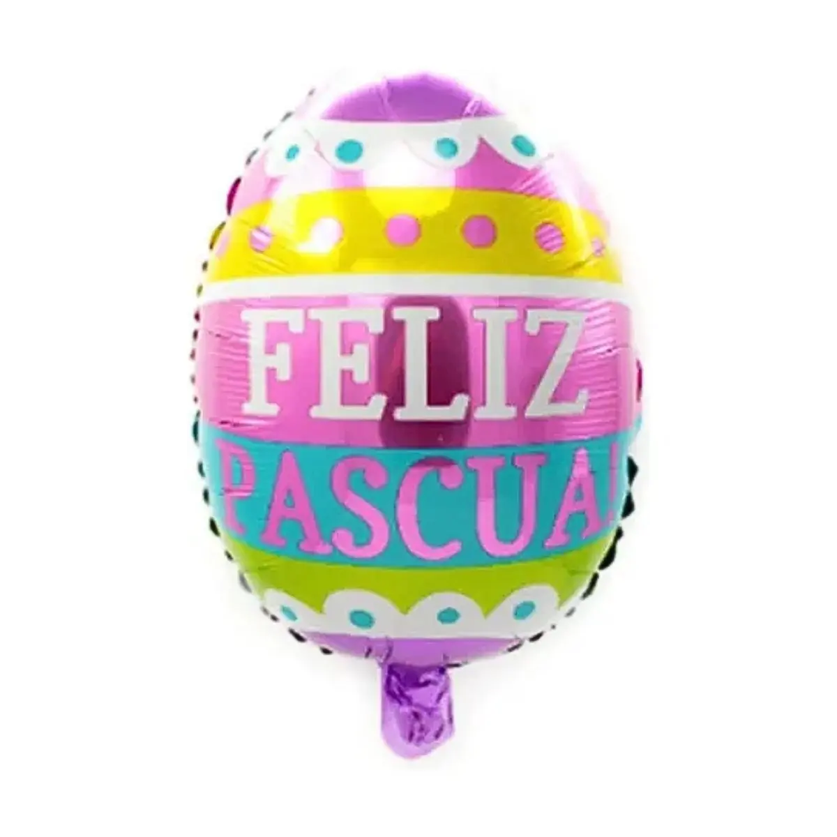Globo huevo feliz pascua 32x47cm un