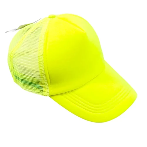 Sombrero jockey flúor amarillo un