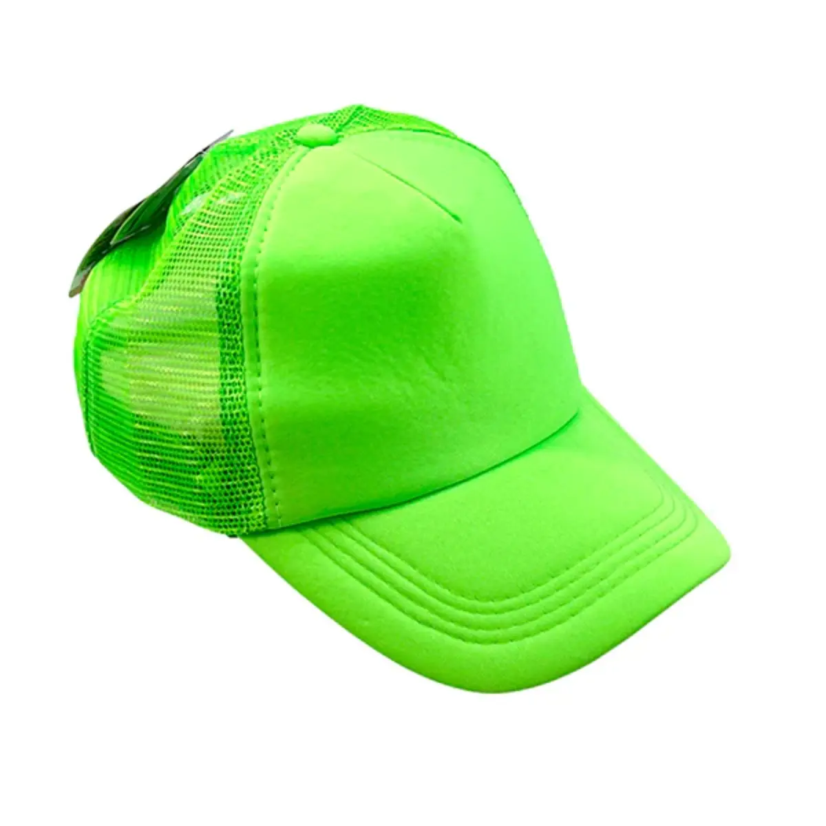 Sombrero jockey flúor verde un