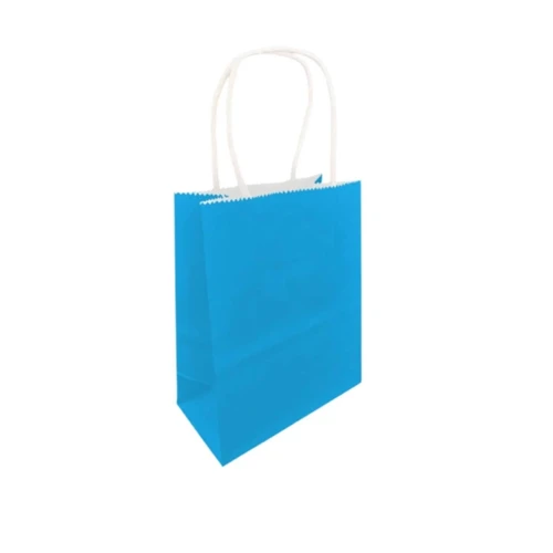 Bolsa de regalo kraft celeste un