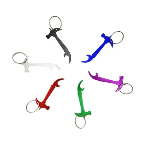 Llavero metal martillo colores un