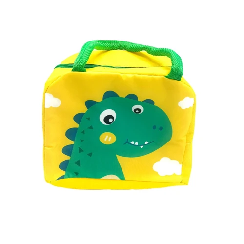 Lonchera dinosaurio verde 22x18.5x12cm un